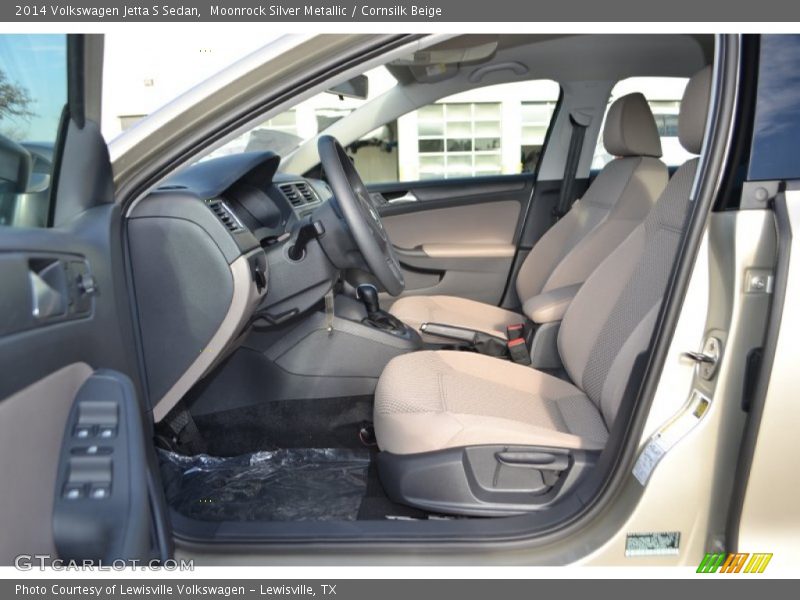 Moonrock Silver Metallic / Cornsilk Beige 2014 Volkswagen Jetta S Sedan