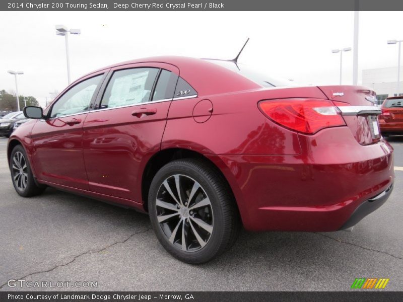 Deep Cherry Red Crystal Pearl / Black 2014 Chrysler 200 Touring Sedan