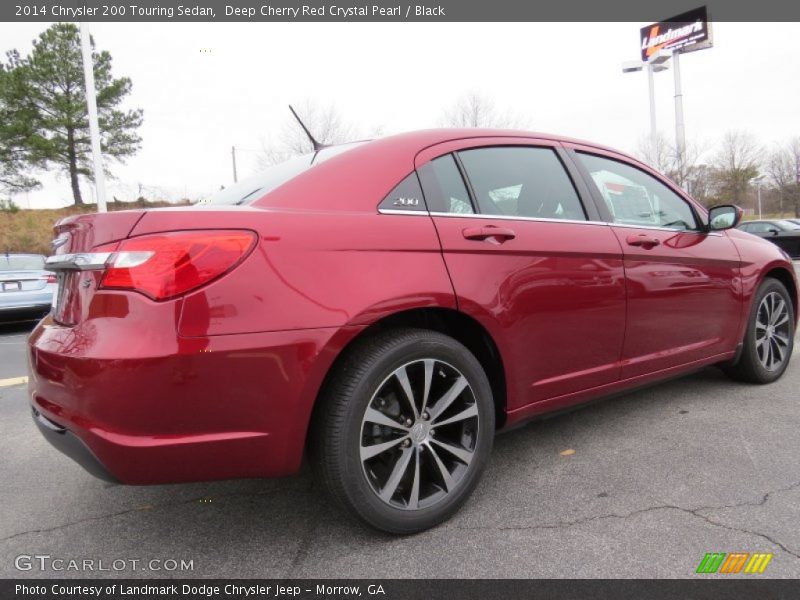 Deep Cherry Red Crystal Pearl / Black 2014 Chrysler 200 Touring Sedan