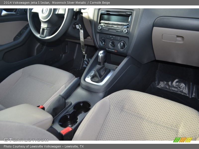 Moonrock Silver Metallic / Cornsilk Beige 2014 Volkswagen Jetta S Sedan