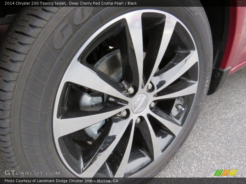 Deep Cherry Red Crystal Pearl / Black 2014 Chrysler 200 Touring Sedan