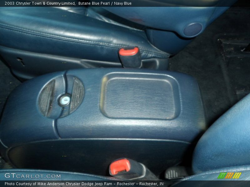 Butane Blue Pearl / Navy Blue 2003 Chrysler Town & Country Limited