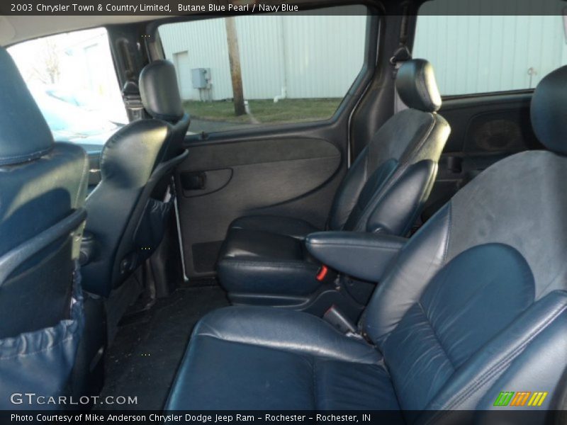 Butane Blue Pearl / Navy Blue 2003 Chrysler Town & Country Limited