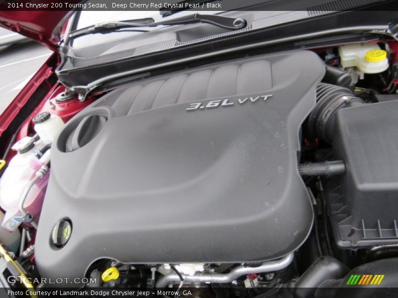 Deep Cherry Red Crystal Pearl / Black 2014 Chrysler 200 Touring Sedan