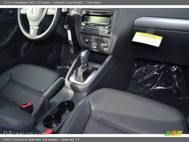 Platinum Gray Metallic / Titan Black 2014 Volkswagen Jetta TDI Sedan