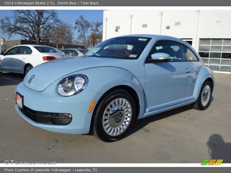 Denim Blue / Titan Black 2014 Volkswagen Beetle 2.5L