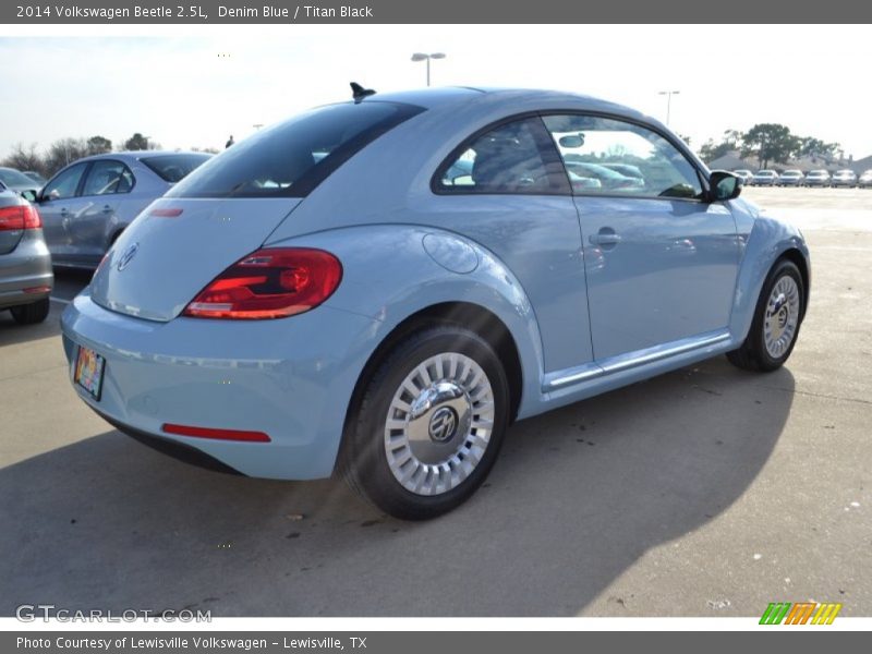 Denim Blue / Titan Black 2014 Volkswagen Beetle 2.5L