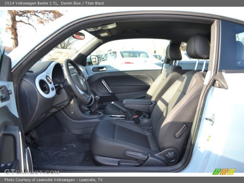 Denim Blue / Titan Black 2014 Volkswagen Beetle 2.5L