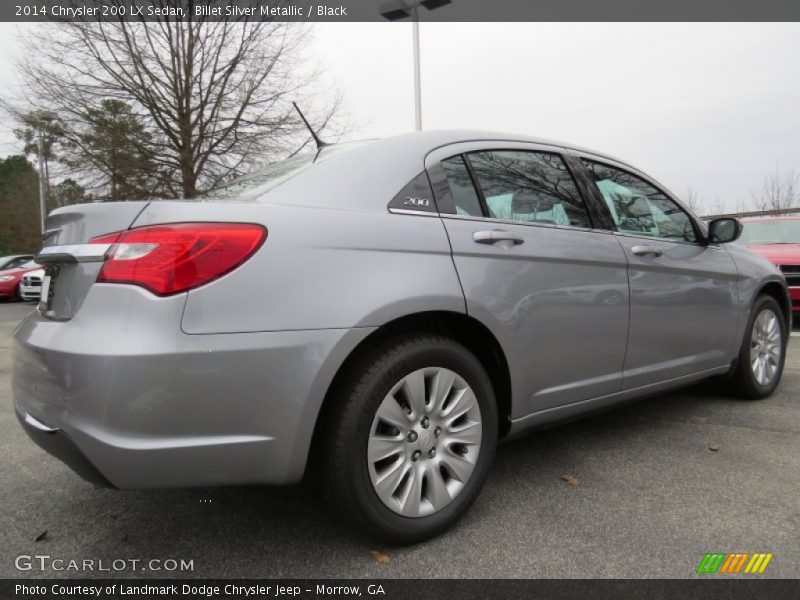 Billet Silver Metallic / Black 2014 Chrysler 200 LX Sedan