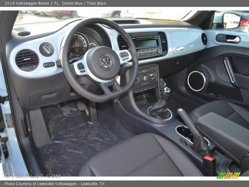 Denim Blue / Titan Black 2014 Volkswagen Beetle 2.5L