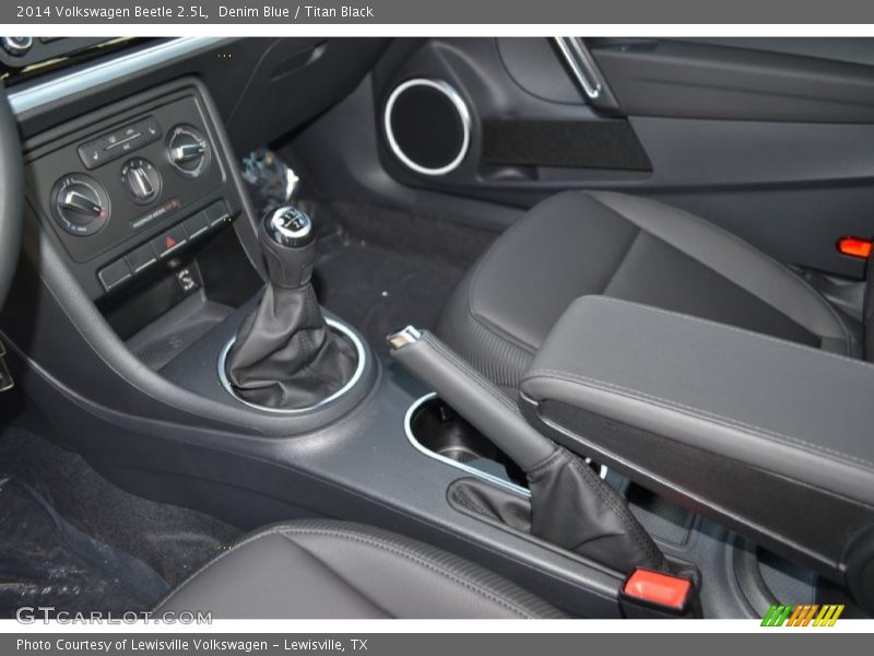 Denim Blue / Titan Black 2014 Volkswagen Beetle 2.5L