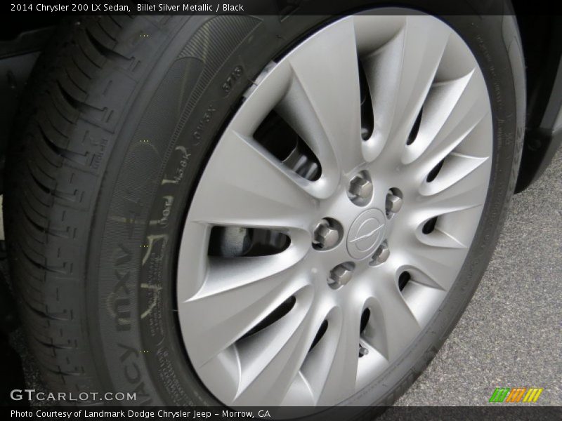 Billet Silver Metallic / Black 2014 Chrysler 200 LX Sedan