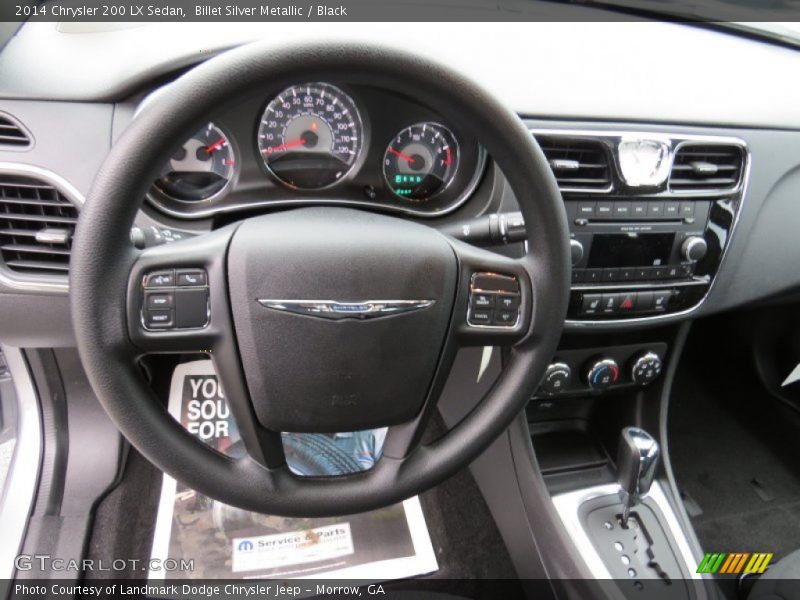 Billet Silver Metallic / Black 2014 Chrysler 200 LX Sedan