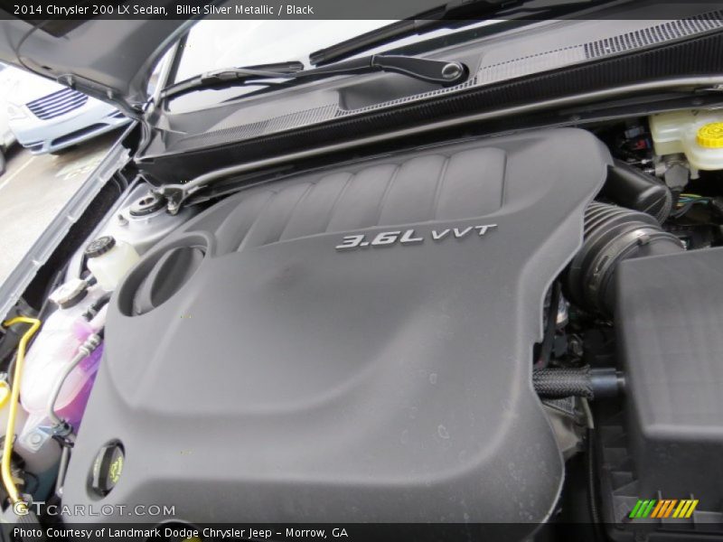 Billet Silver Metallic / Black 2014 Chrysler 200 LX Sedan