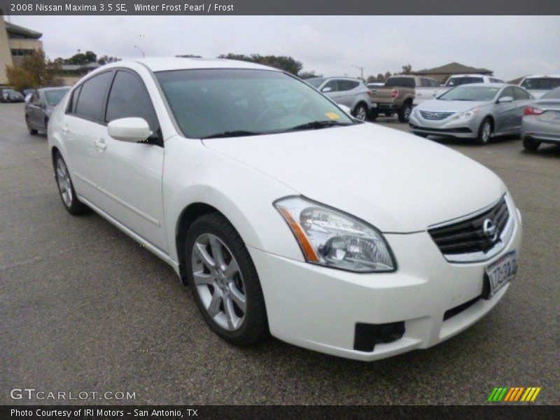 Winter Frost Pearl / Frost 2008 Nissan Maxima 3.5 SE