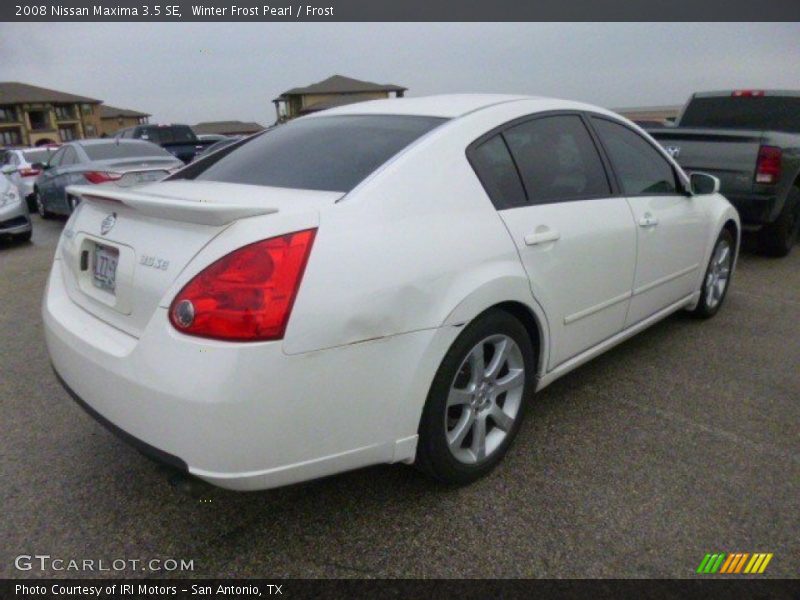 Winter Frost Pearl / Frost 2008 Nissan Maxima 3.5 SE