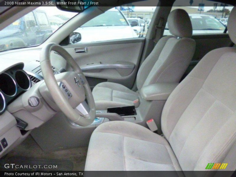 Winter Frost Pearl / Frost 2008 Nissan Maxima 3.5 SE