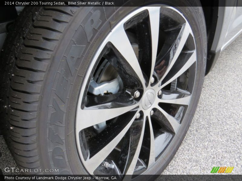Billet Silver Metallic / Black 2014 Chrysler 200 Touring Sedan