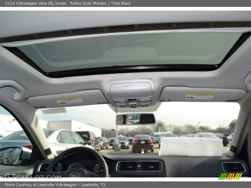Reflex Silver Metallic / Titan Black 2014 Volkswagen Jetta SEL Sedan