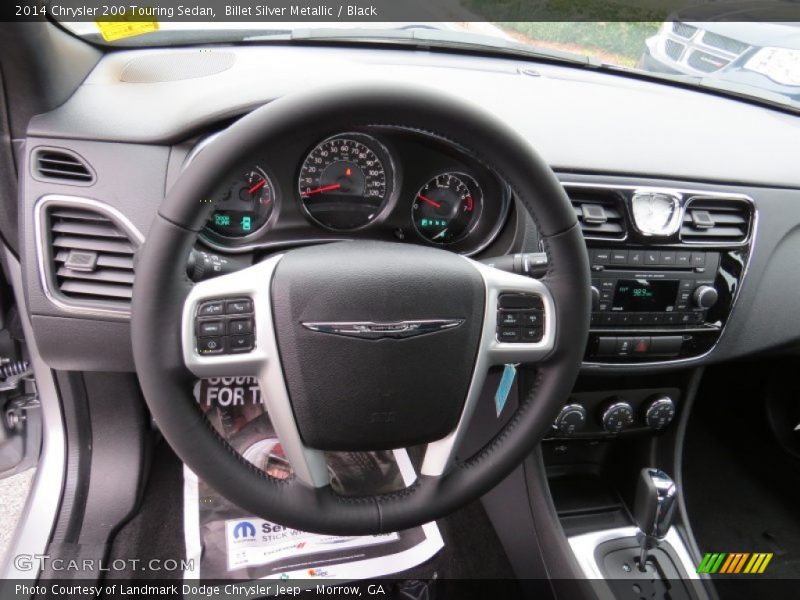 Billet Silver Metallic / Black 2014 Chrysler 200 Touring Sedan