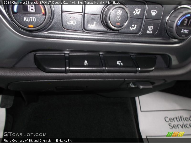 Blue Topaz Metallic / Jet Black 2014 Chevrolet Silverado 1500 LT Double Cab 4x4
