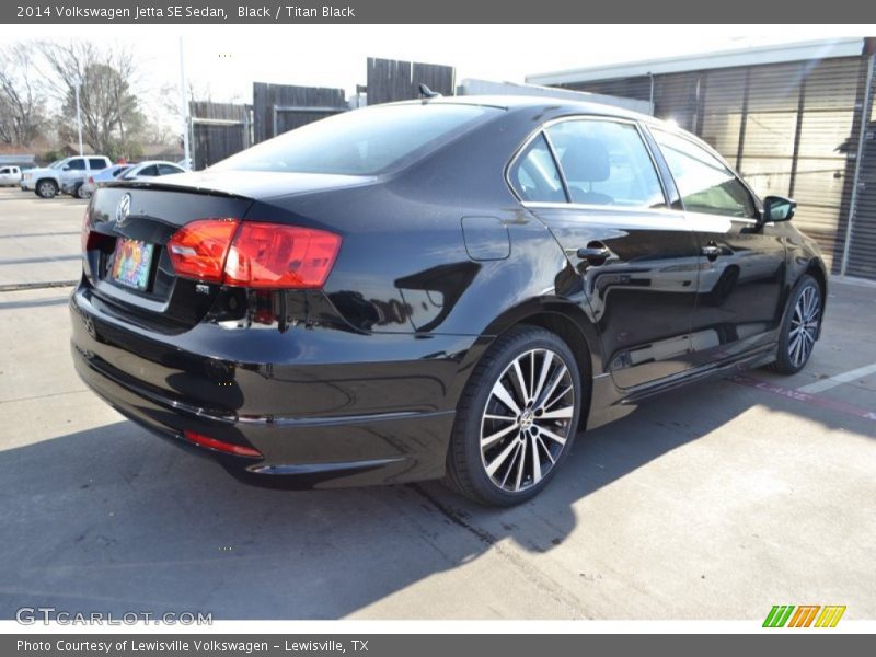 Black / Titan Black 2014 Volkswagen Jetta SE Sedan