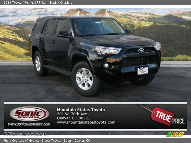 Black / Graphite 2014 Toyota 4Runner SR5 4x4