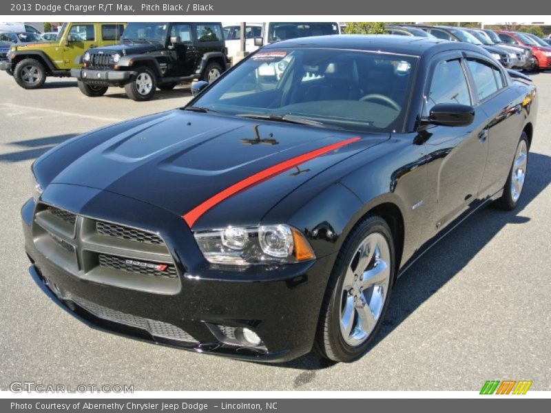 Pitch Black / Black 2013 Dodge Charger R/T Max