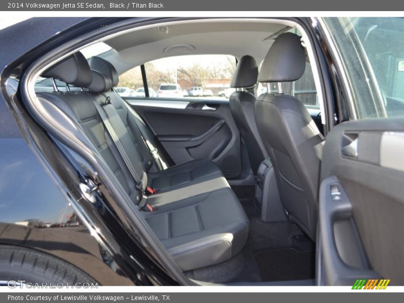 Rear Seat of 2014 Jetta SE Sedan