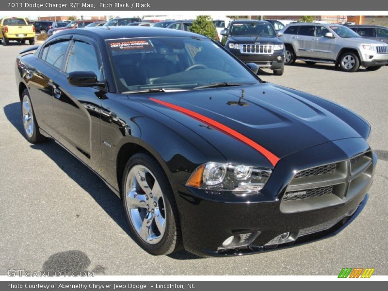 Pitch Black / Black 2013 Dodge Charger R/T Max