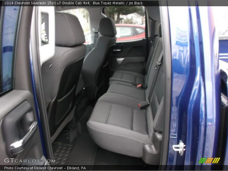 Blue Topaz Metallic / Jet Black 2014 Chevrolet Silverado 1500 LT Double Cab 4x4