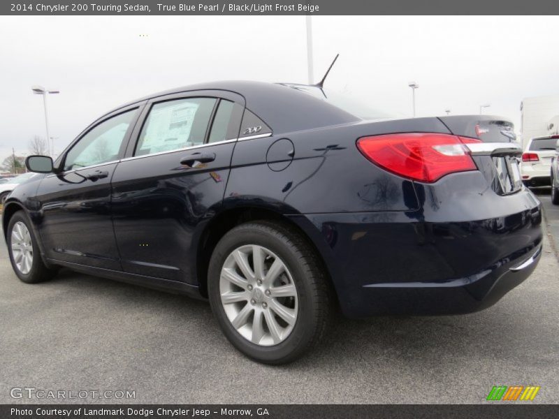 True Blue Pearl / Black/Light Frost Beige 2014 Chrysler 200 Touring Sedan