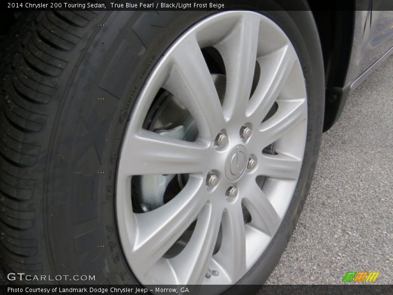 True Blue Pearl / Black/Light Frost Beige 2014 Chrysler 200 Touring Sedan