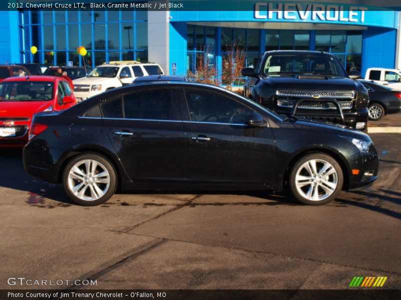 Black Granite Metallic / Jet Black 2012 Chevrolet Cruze LTZ