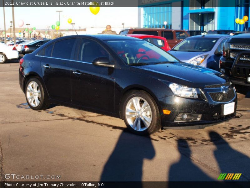 Black Granite Metallic / Jet Black 2012 Chevrolet Cruze LTZ