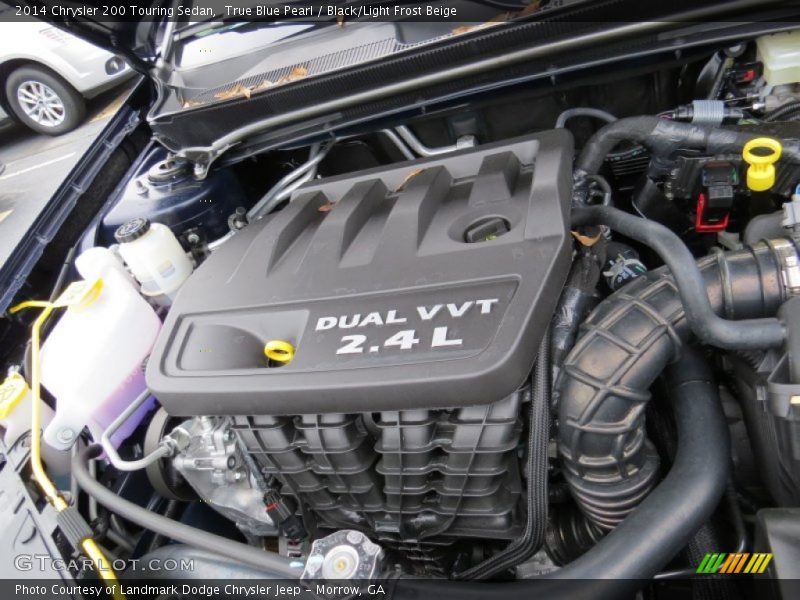 True Blue Pearl / Black/Light Frost Beige 2014 Chrysler 200 Touring Sedan