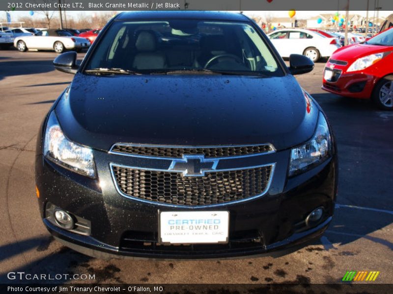 Black Granite Metallic / Jet Black 2012 Chevrolet Cruze LTZ