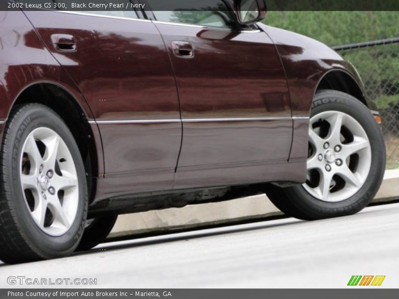 Black Cherry Pearl / Ivory 2002 Lexus GS 300