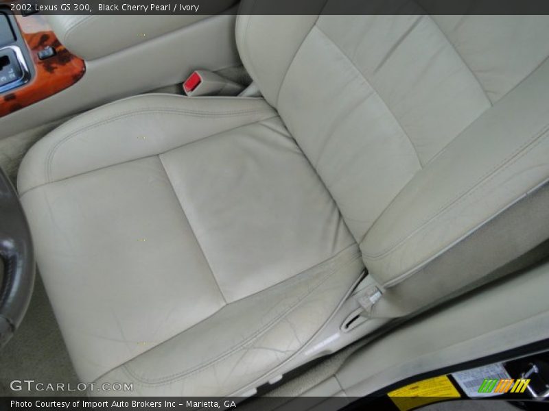 Black Cherry Pearl / Ivory 2002 Lexus GS 300