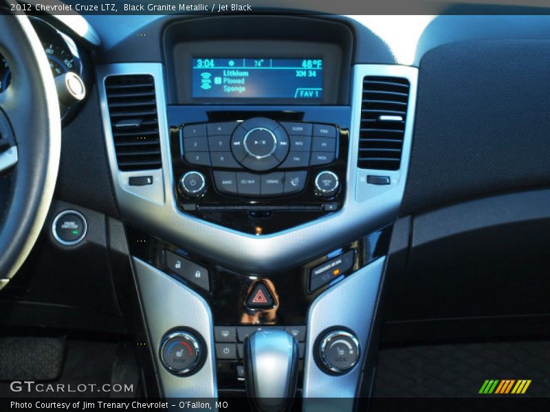 Black Granite Metallic / Jet Black 2012 Chevrolet Cruze LTZ