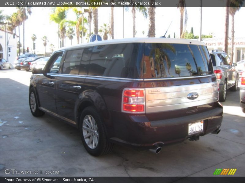Bordeaux Reserve Red Metallic / Charcoal Black 2011 Ford Flex Limited AWD EcoBoost