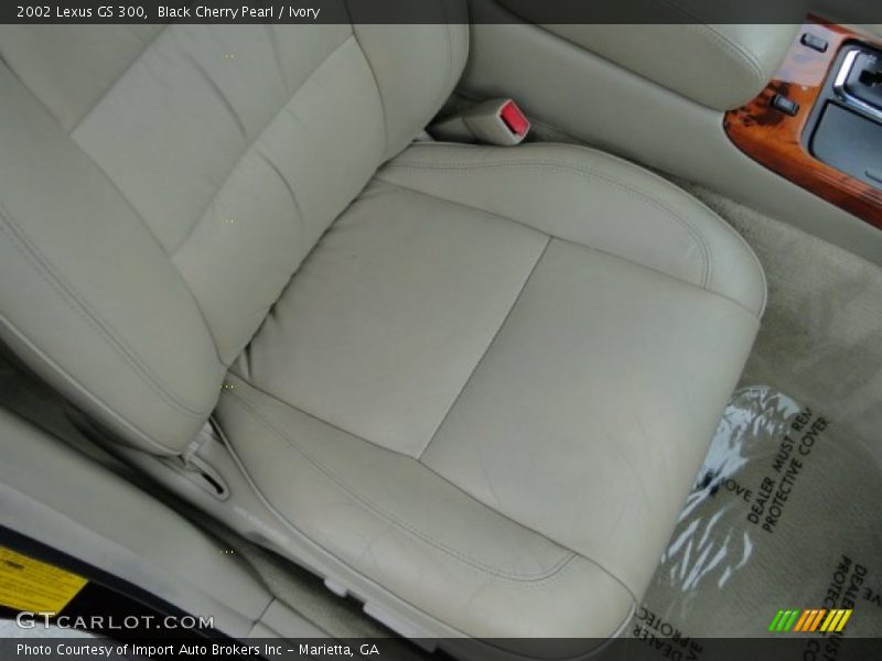 Black Cherry Pearl / Ivory 2002 Lexus GS 300
