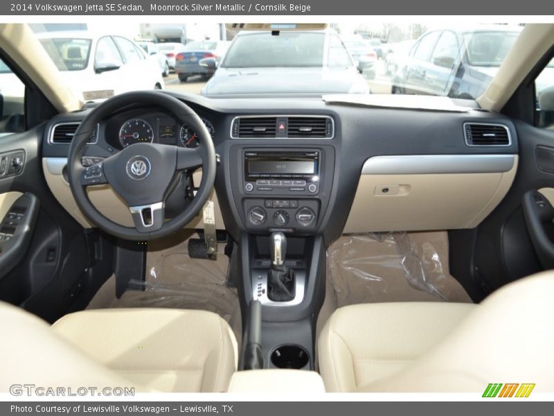 Moonrock Silver Metallic / Cornsilk Beige 2014 Volkswagen Jetta SE Sedan
