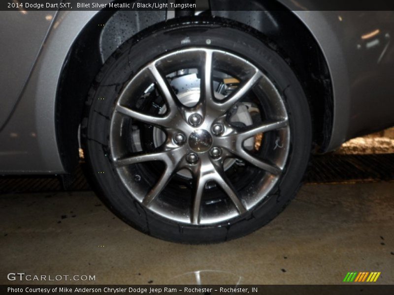 Billet Silver Metallic / Black/Light Tungsten 2014 Dodge Dart SXT