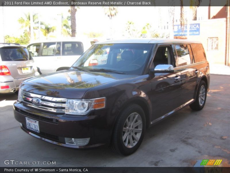 Bordeaux Reserve Red Metallic / Charcoal Black 2011 Ford Flex Limited AWD EcoBoost