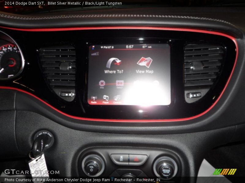 Billet Silver Metallic / Black/Light Tungsten 2014 Dodge Dart SXT