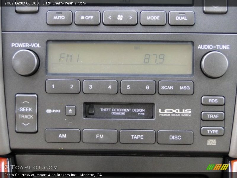 Audio System of 2002 GS 300