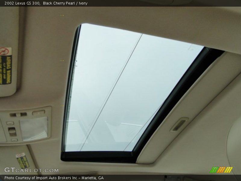 Black Cherry Pearl / Ivory 2002 Lexus GS 300