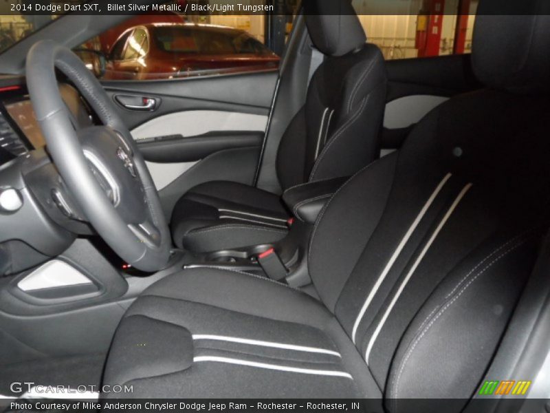 Billet Silver Metallic / Black/Light Tungsten 2014 Dodge Dart SXT