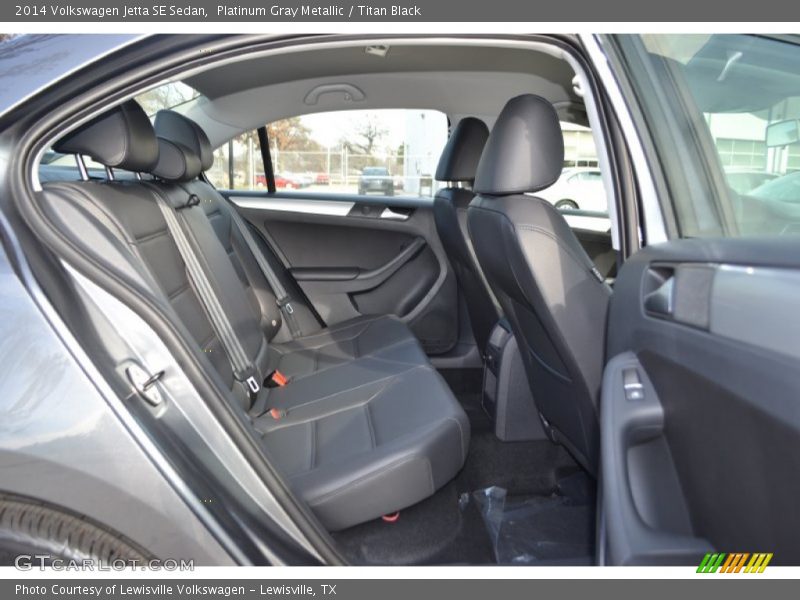 Rear Seat of 2014 Jetta SE Sedan